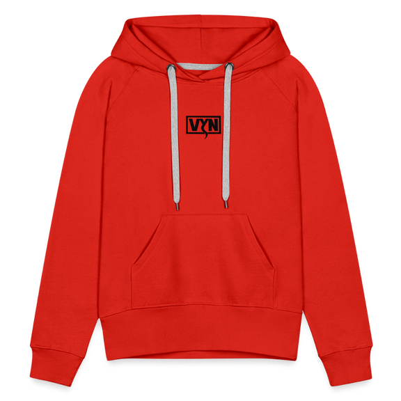 VYN Women’s Hoodie Dark print - red