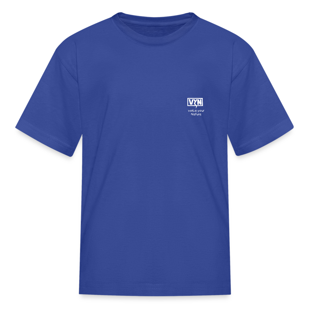 VYN “outside the lines” Kids' T-Shirt - royal blue