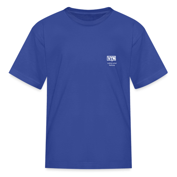 VYN “outside the lines” Kids' T-Shirt - royal blue