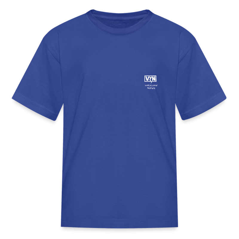 VYN “outside the lines” Kids' T-Shirt - royal blue