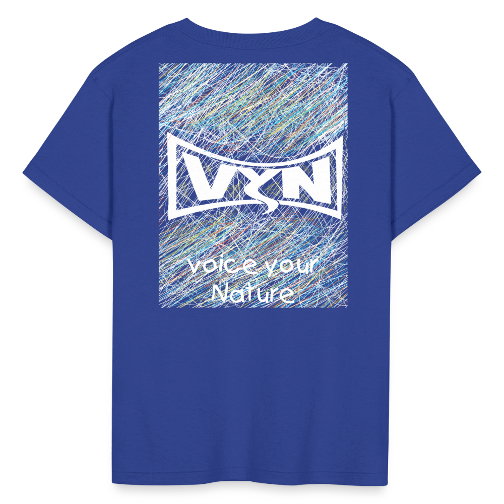 VYN “outside the lines” Kids' T-Shirt - royal blue