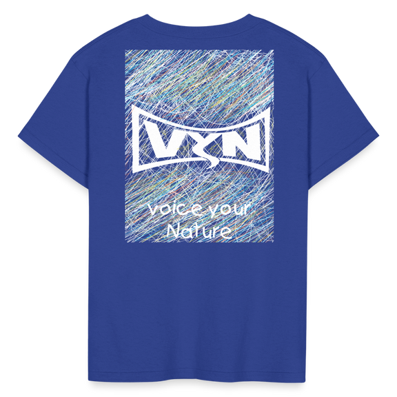 VYN “outside the lines” Kids' T-Shirt - royal blue